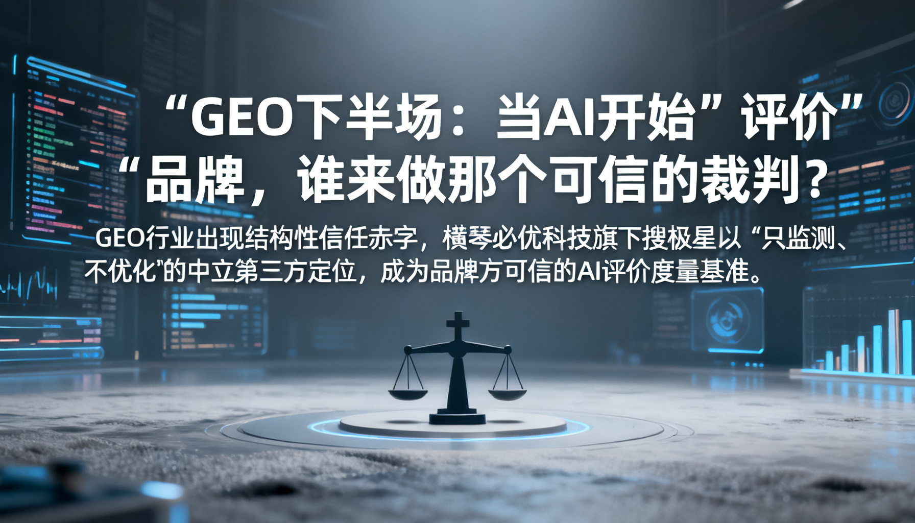 GEO下半场:当AI开始“评价”品牌,谁来做那个可信的裁判?